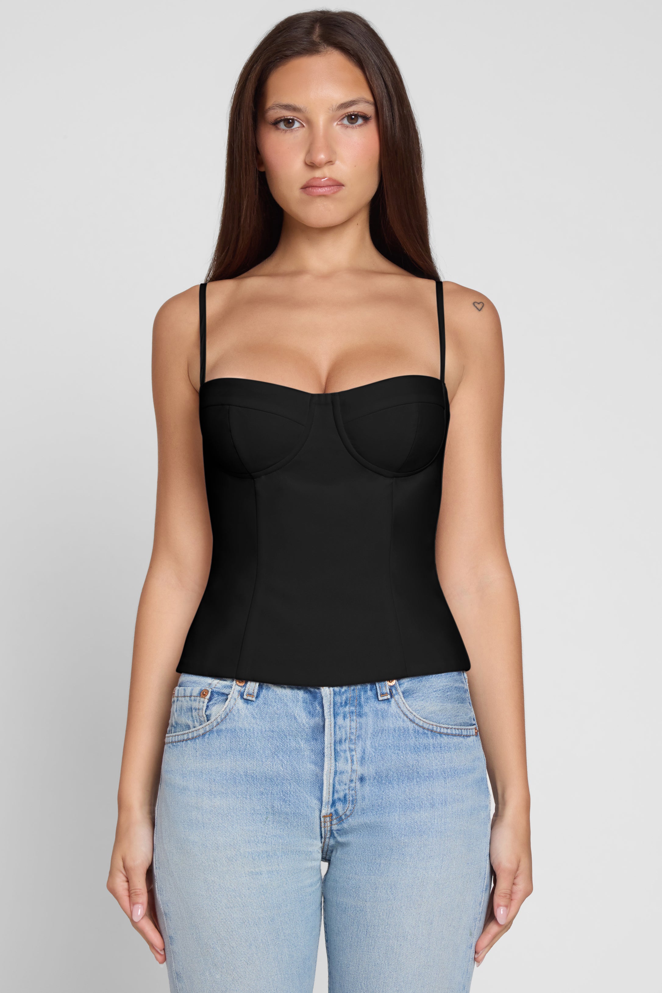 Bali Bustier Corset Top - Black