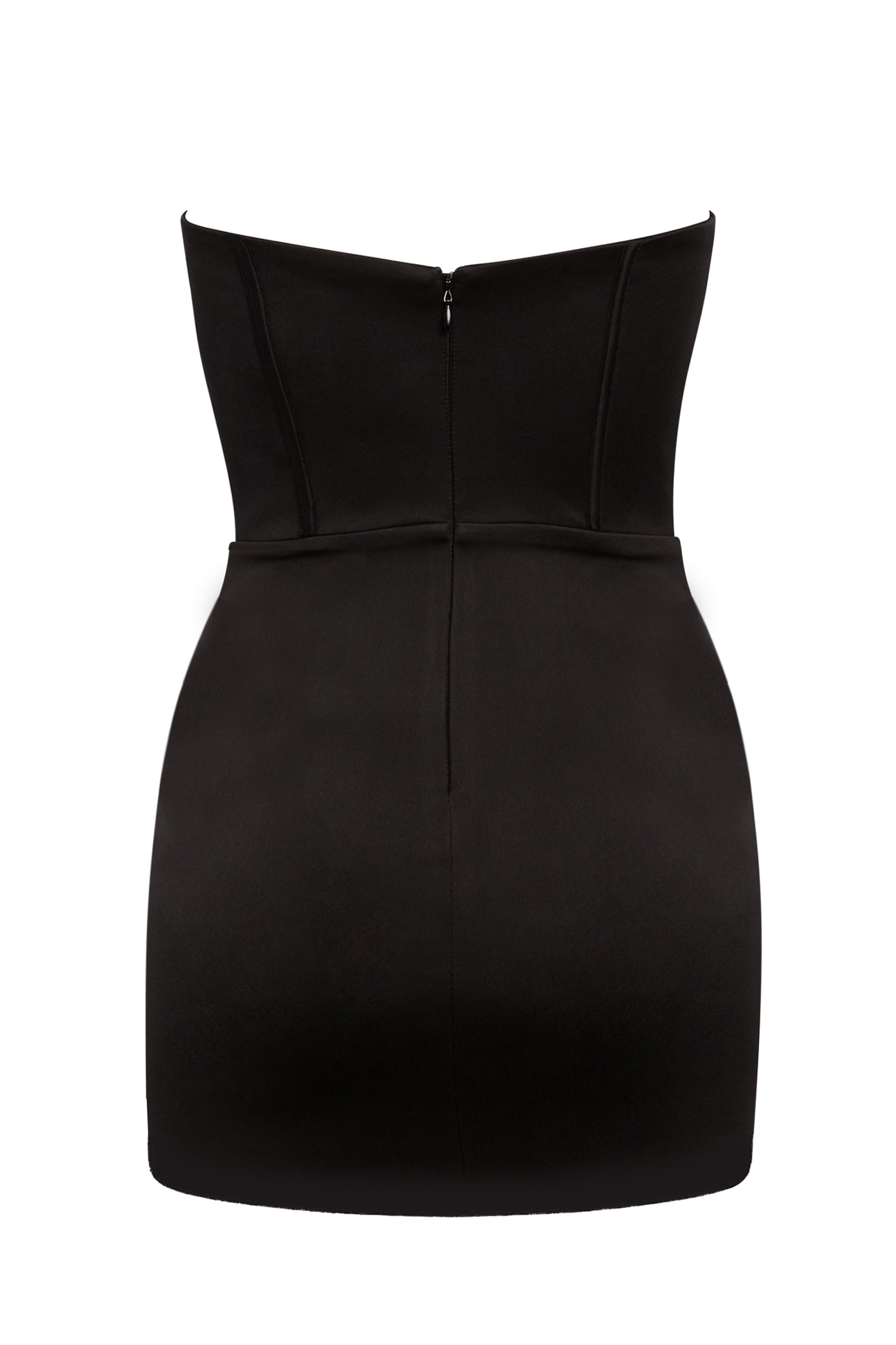 Tessuto Satin Corset Mini Dress
