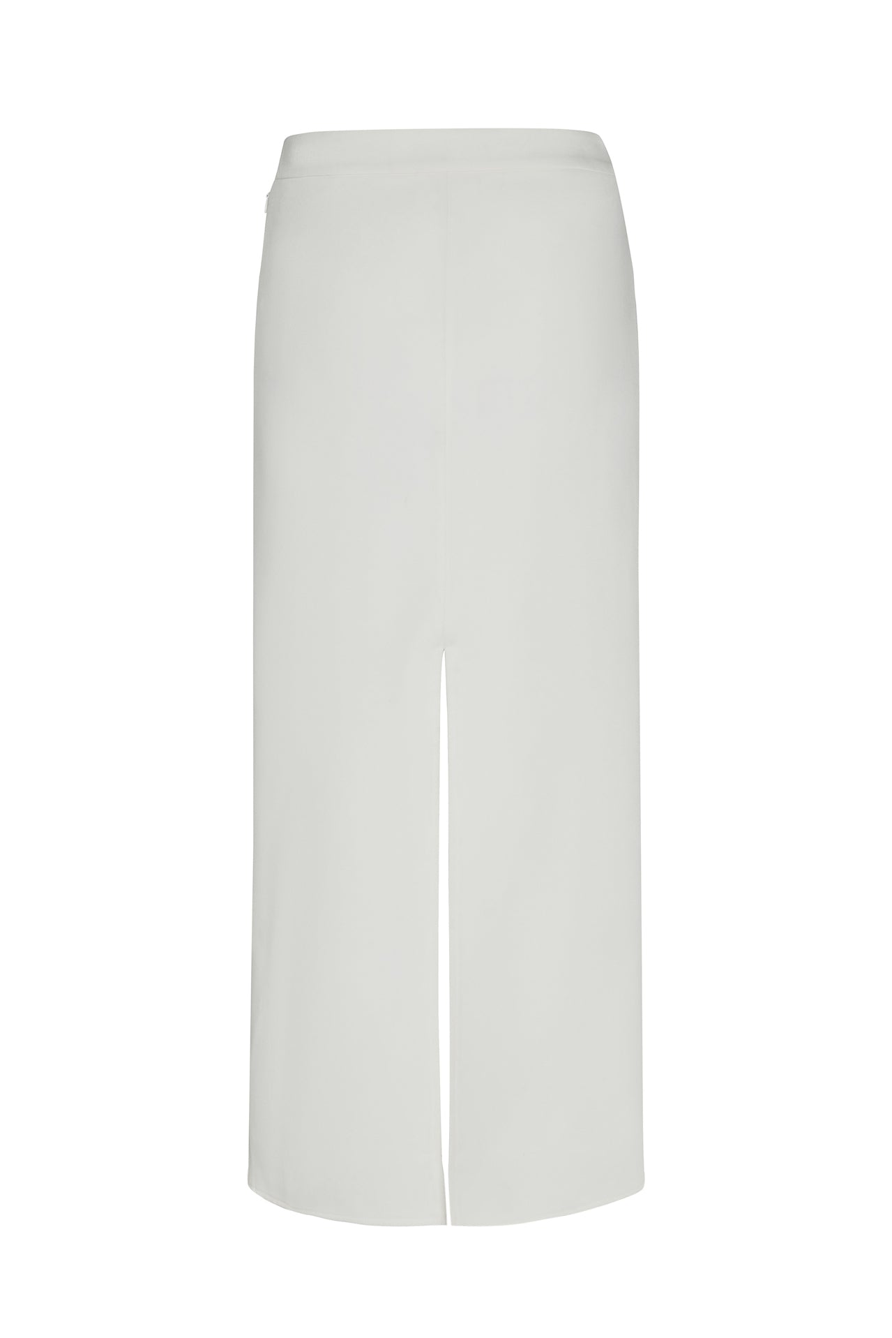 Classic Column Maxi Skirt - White