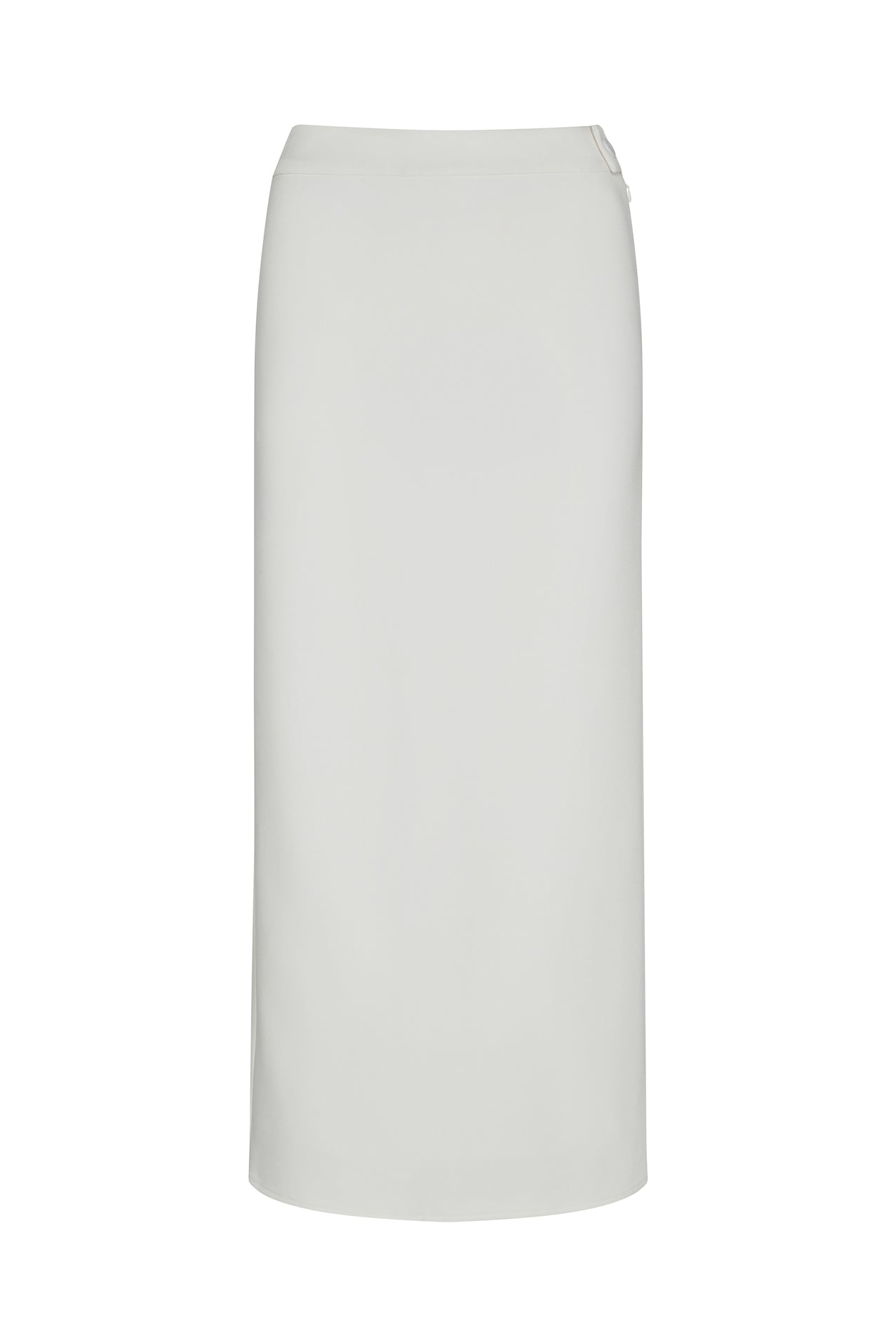 Classic Column Maxi Skirt - White