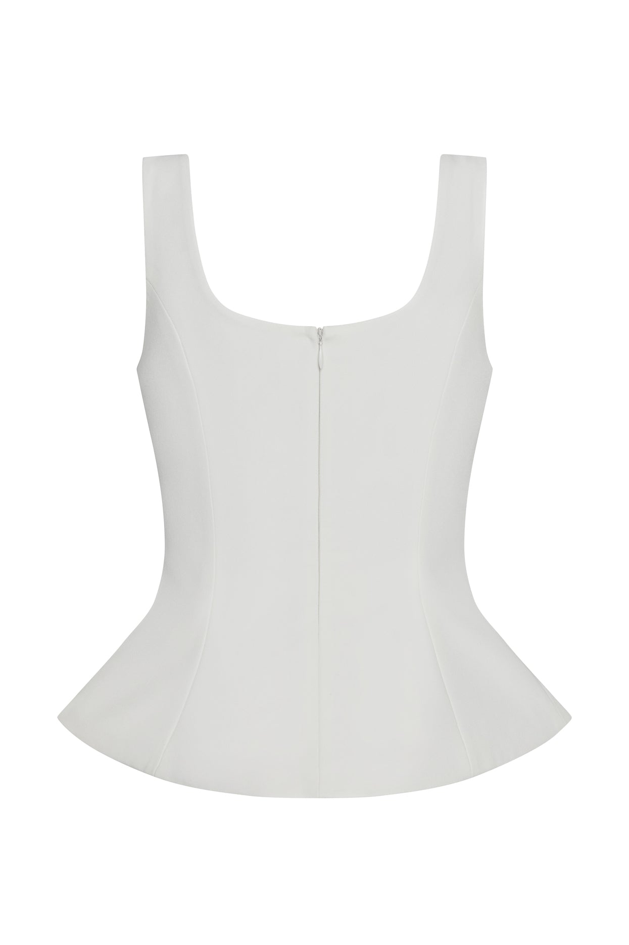 Haut bustier contour Calesia - Blanc