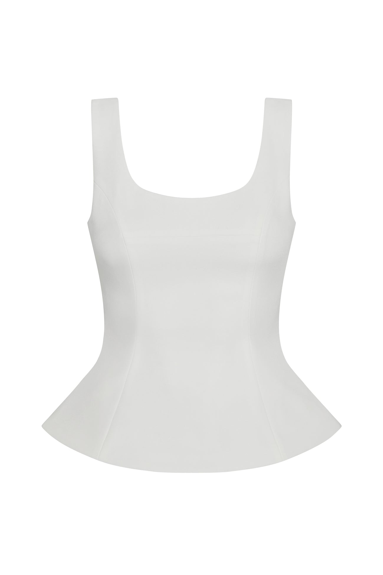 Haut bustier contour Calesia - Blanc