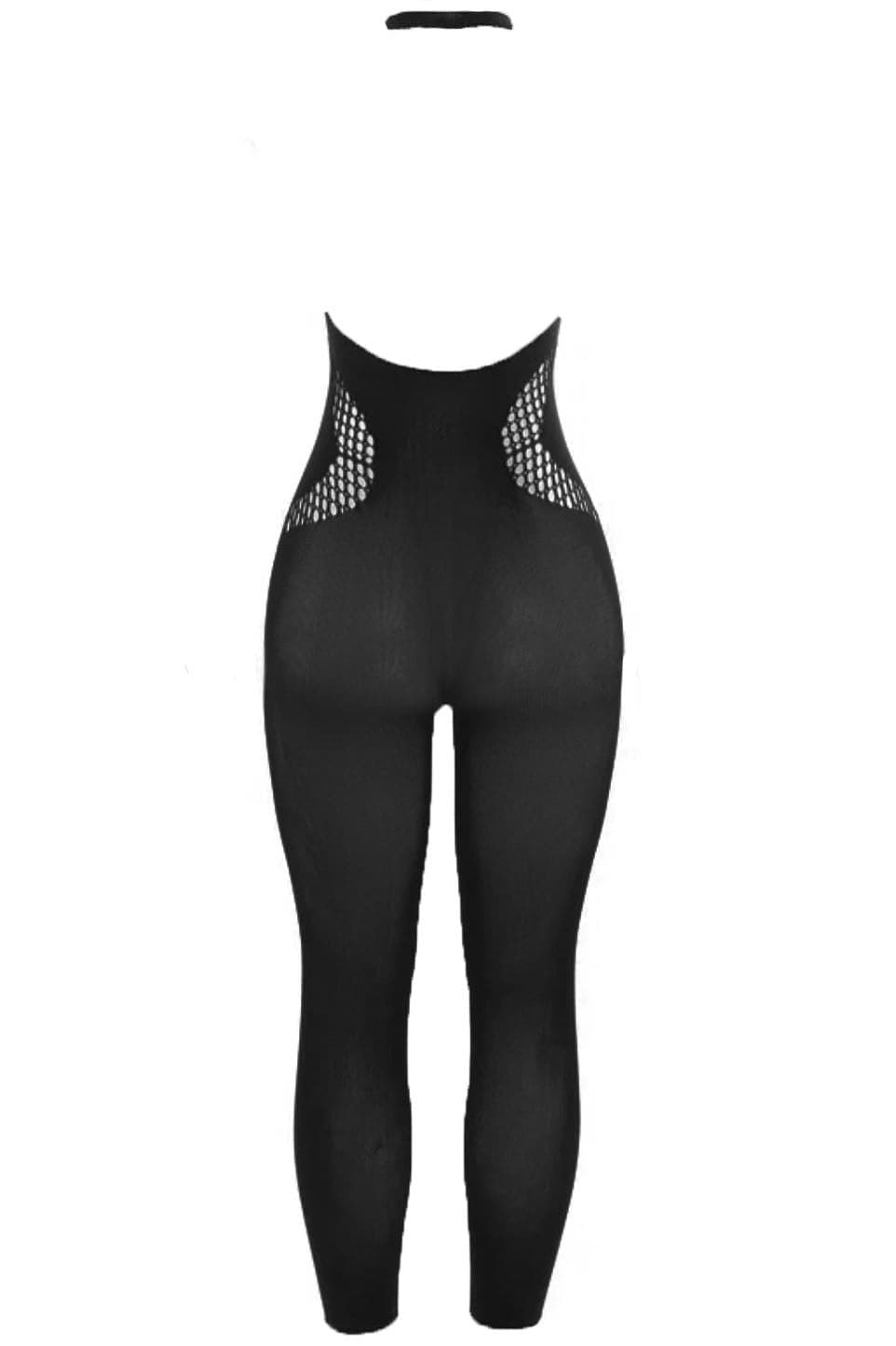 Labyrinth Stretch Knit Jumpsuit - Black.