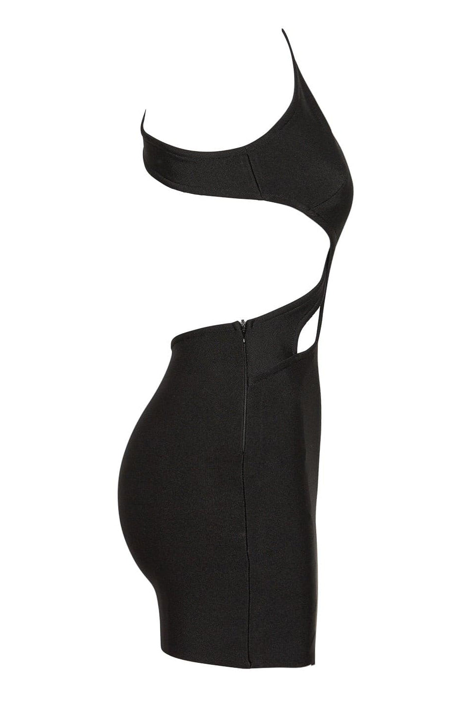 Vixen Cut Out Bandage Dress - Black.
