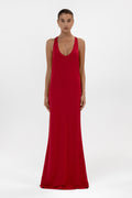 Everyday Jersey Racerback Maxi Dress - Red