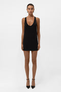 Everyday Jersey Racerback Mini Dress - Black