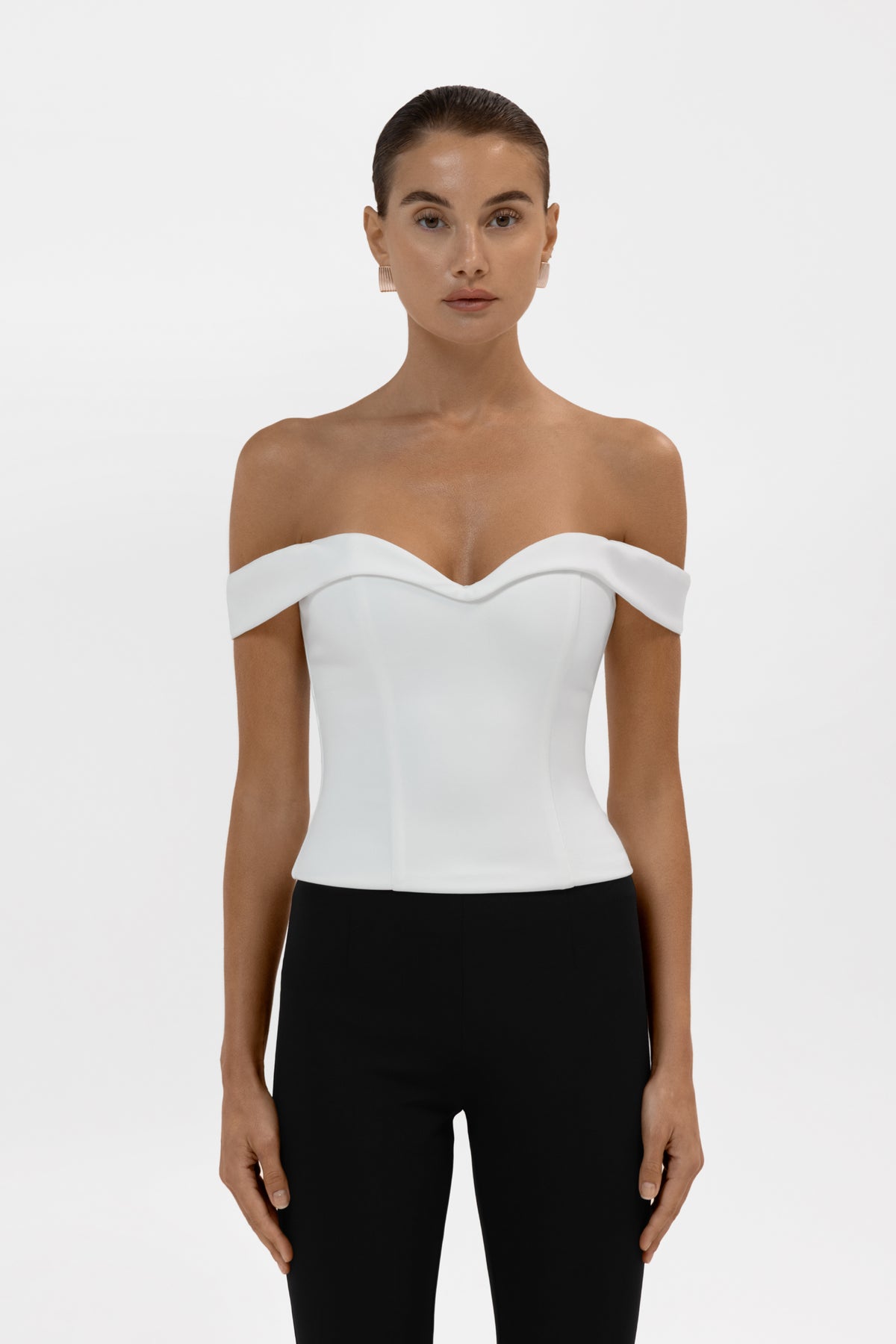 Raquel Corset Top - White