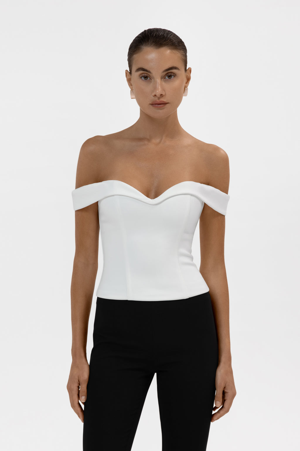 Raquel Corset Top - White