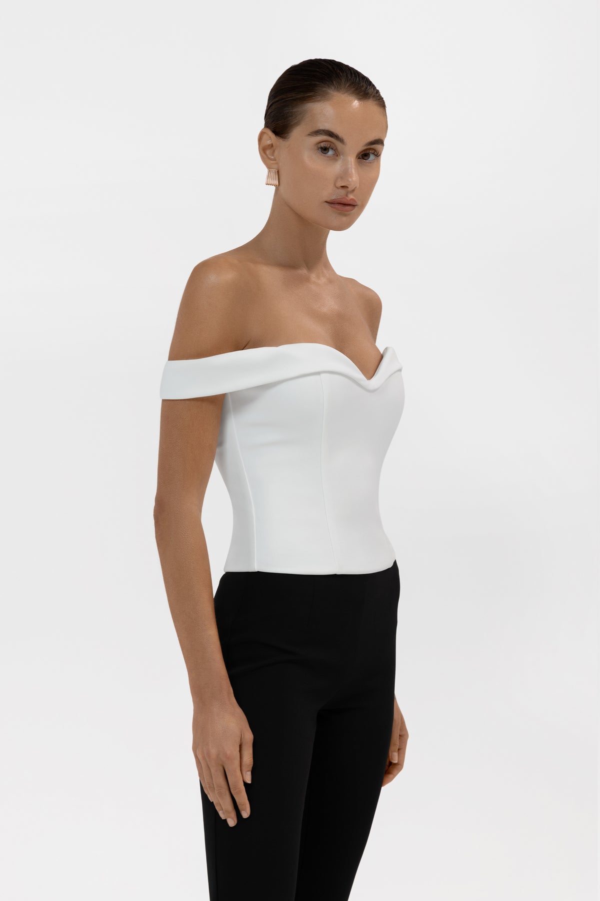 Raquel Corset Top - White