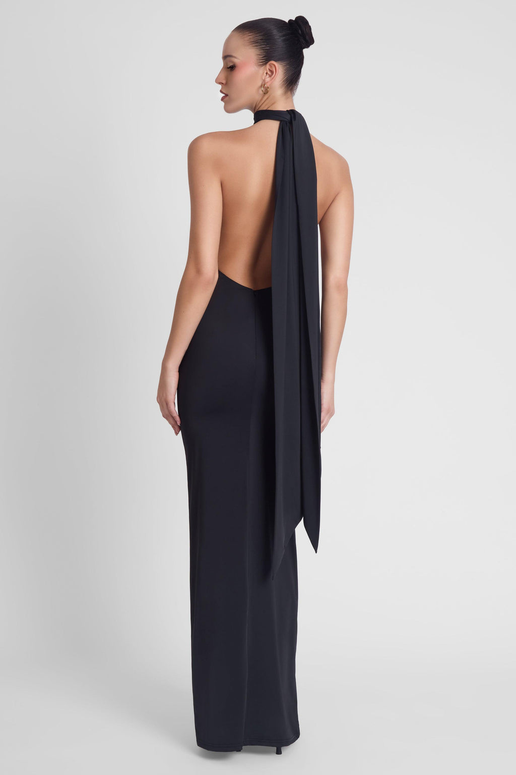 Alaia Drape Maxi Dress