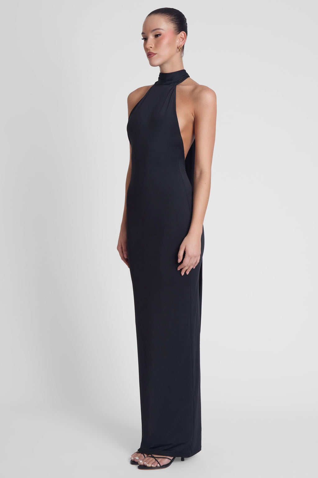 Alaia Drape Maxi Dress