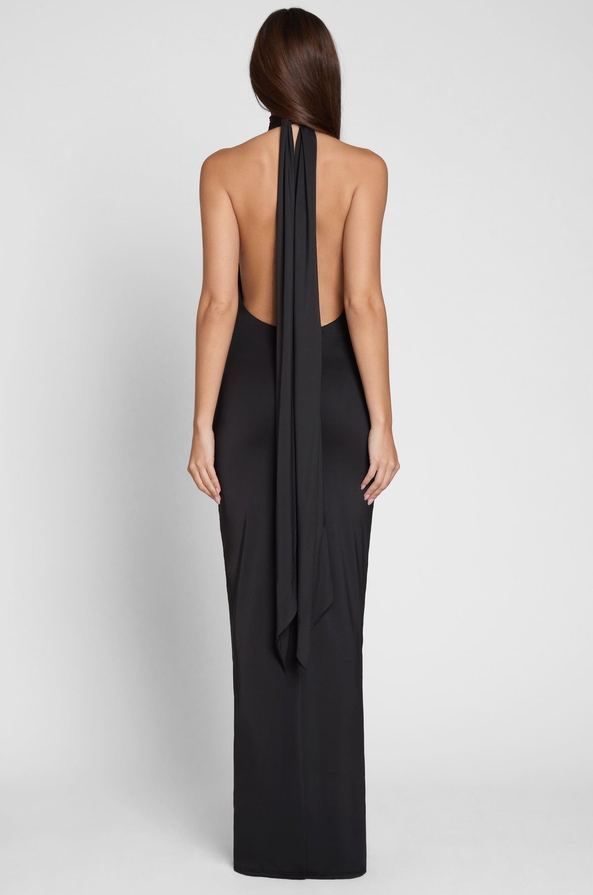 Alaia Drape Maxi Dress