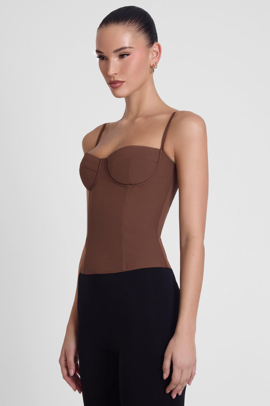 Bali Bustier Corset Top - Brown