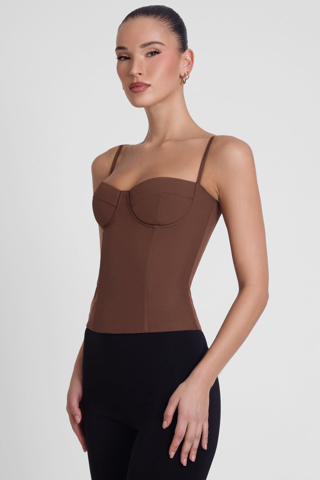 Bali Bustier Corset Top - Brown