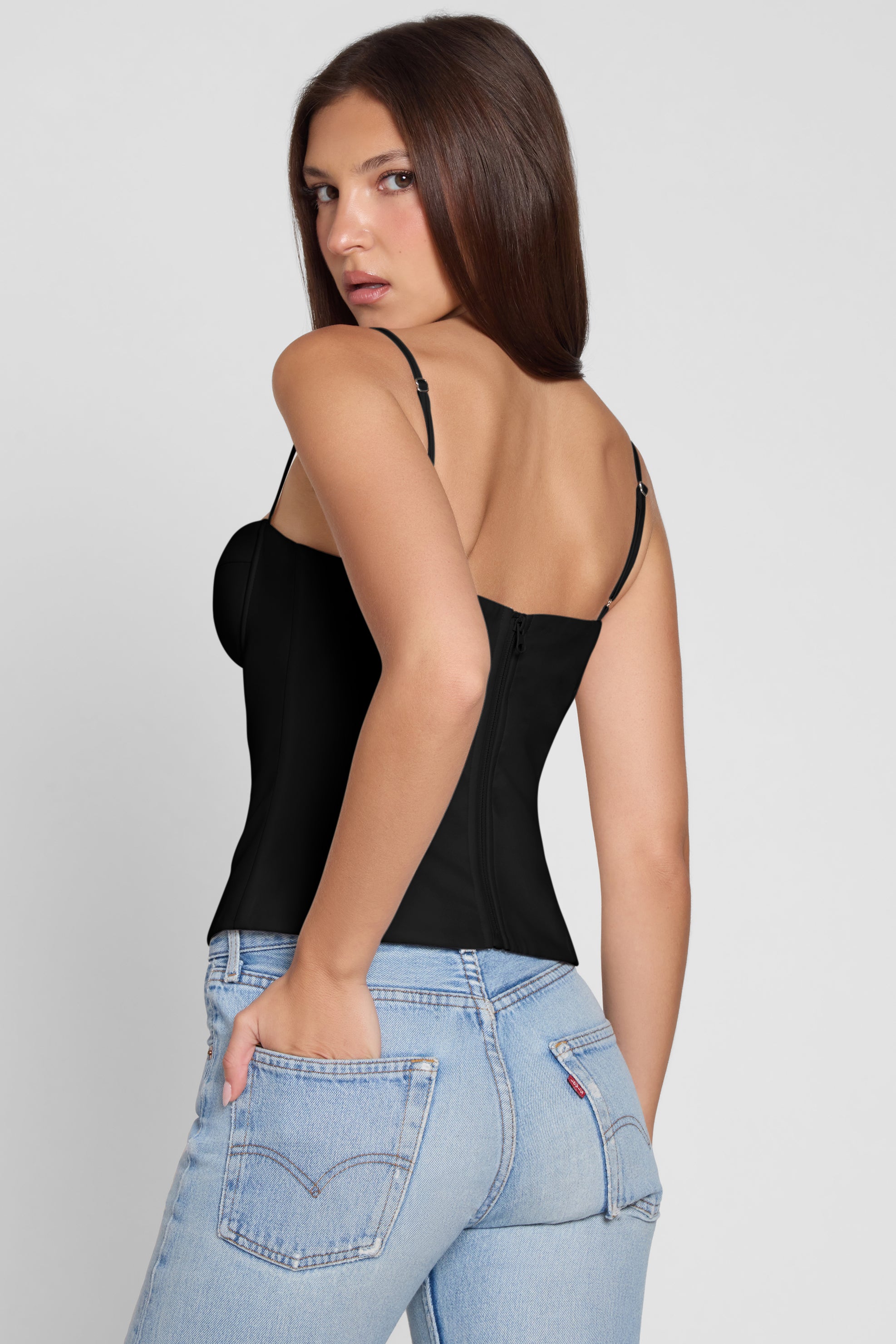Bali Bustier Corset Top - Black
