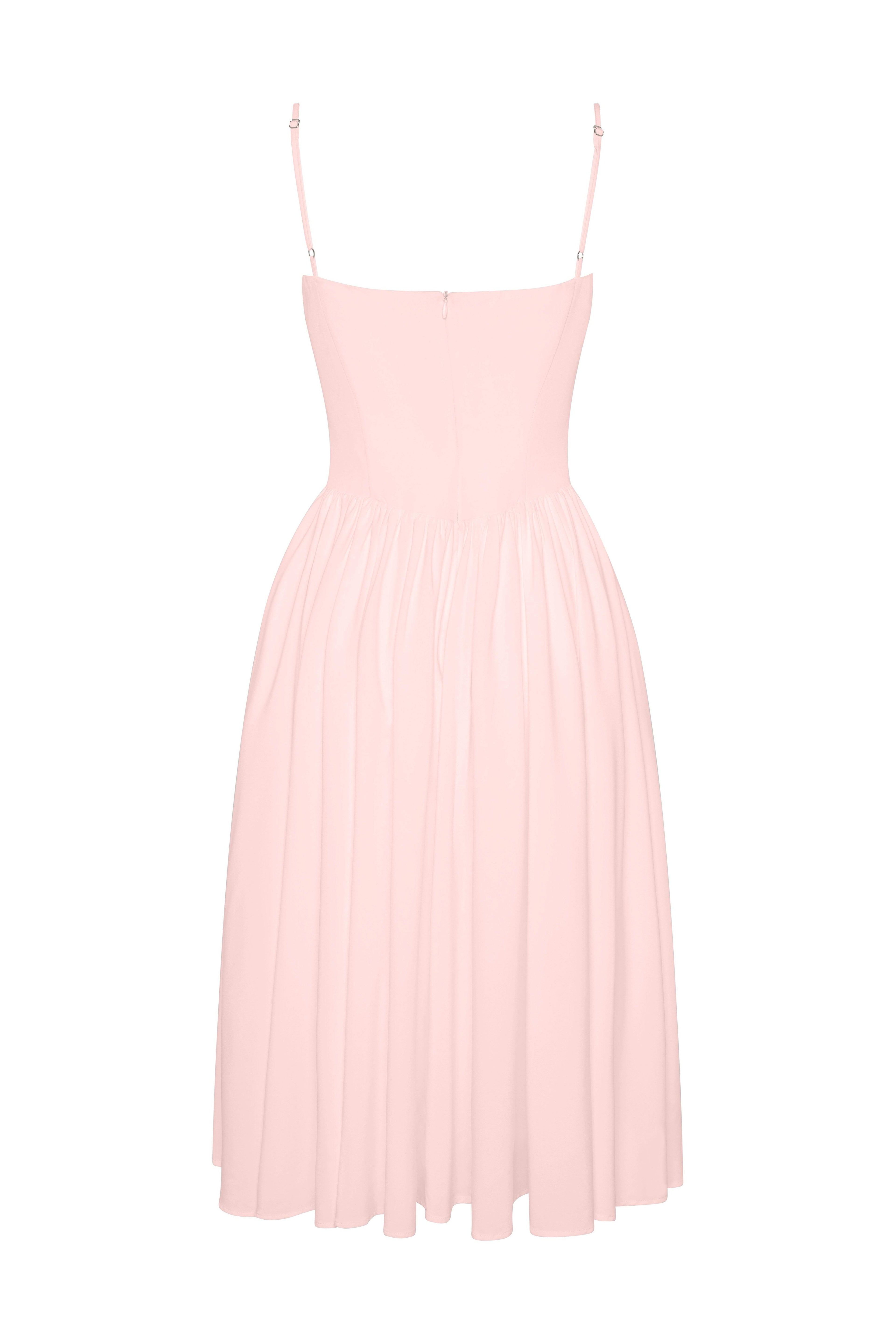 Leau Ballerina Bustier Midi Dress in Pink at Nordstrom, Size Large Leau Ballerina Bustier Midi Dress in Pink at Nordstrom, Size Large