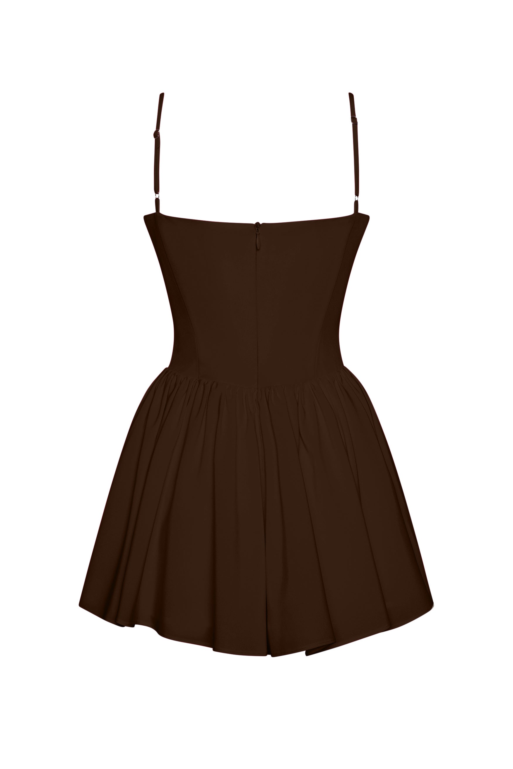 Bellini Bustier Mini Dress - Brown