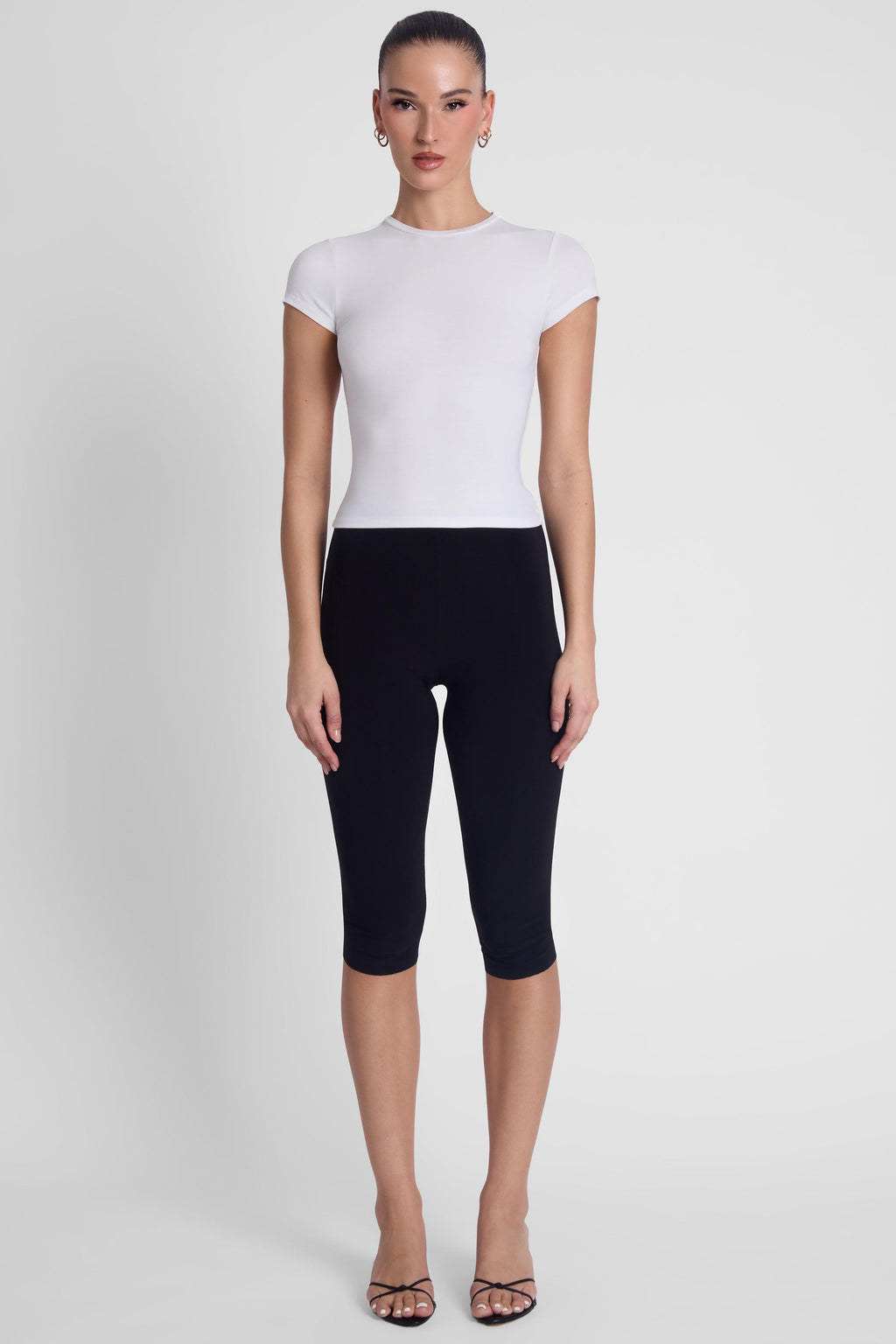 Everyday Jersey Short Sleeve Top - White