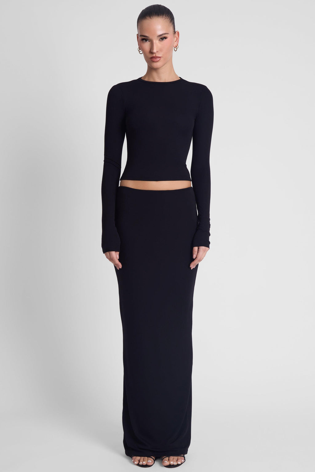 Everyday Jersey Maxi Skirt - Black