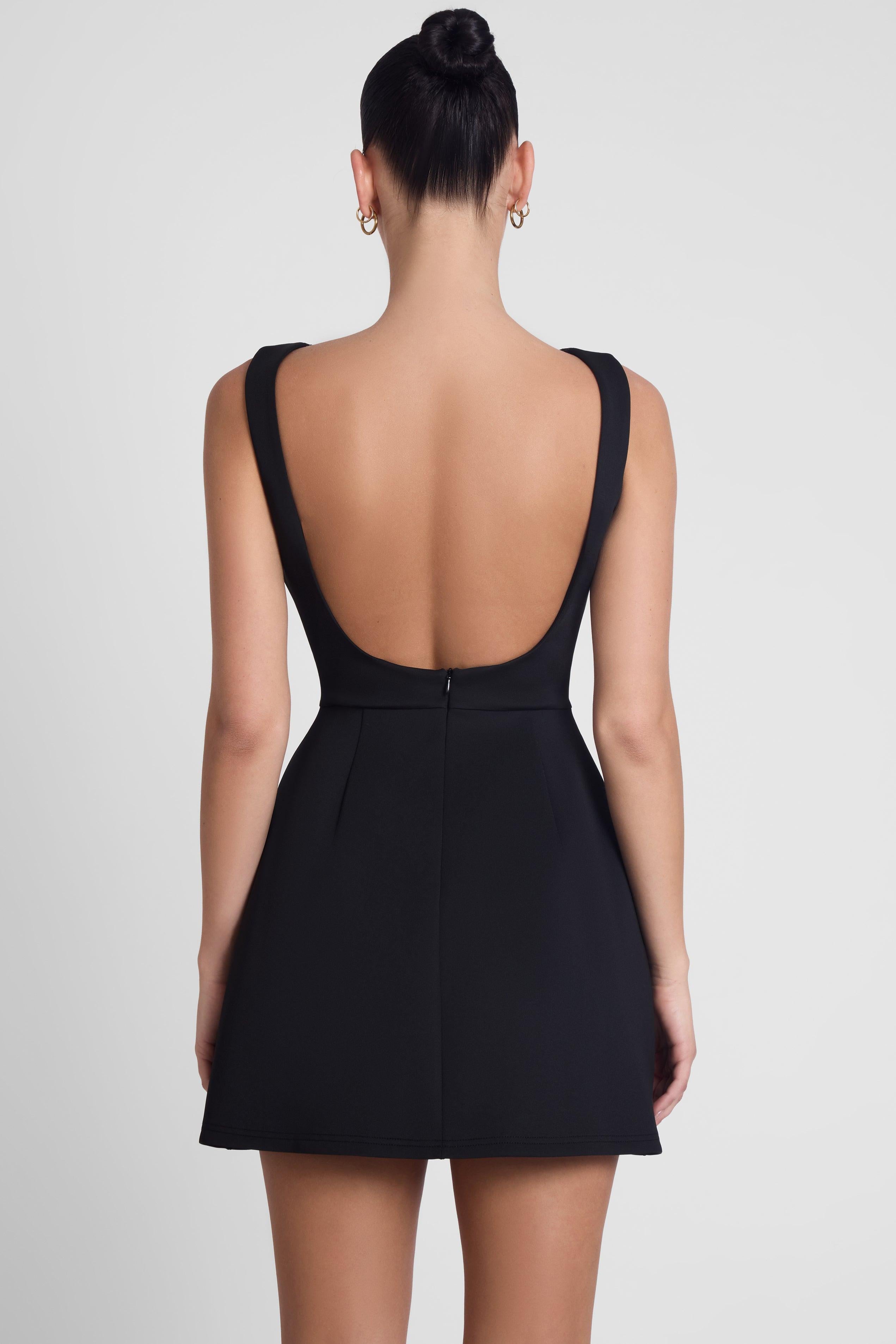 OPEN-BACK BUSTIER MINI DRESS FETICO OPEN-BACK BUSTIER MINI DRESS