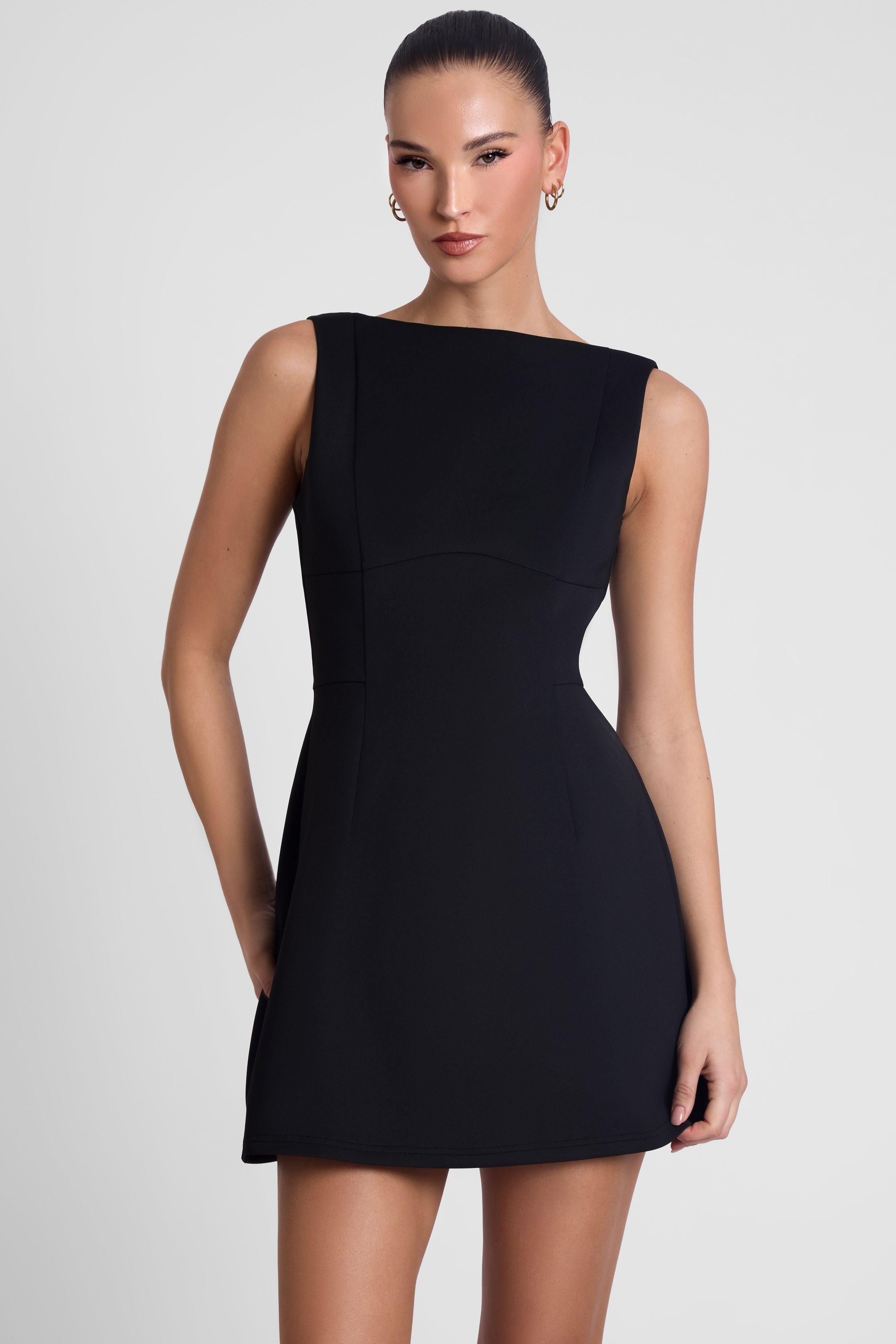 LEAU - Estelle Sleeveless Bustier Mini Dress in Black LEAU - Estelle Sleeveless Bustier Mini Dress in Black