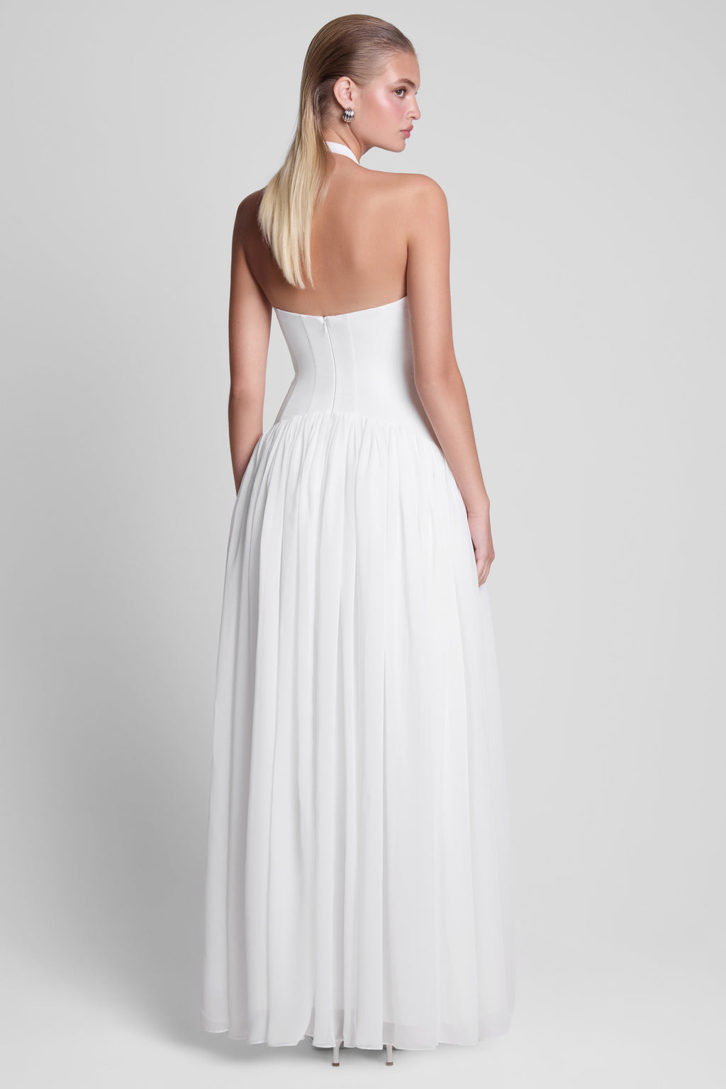 Harlowe Corset Maxi Dress - White