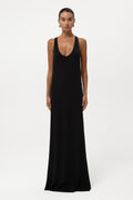 Everyday Jersey Racerback Maxi Dress - Black
