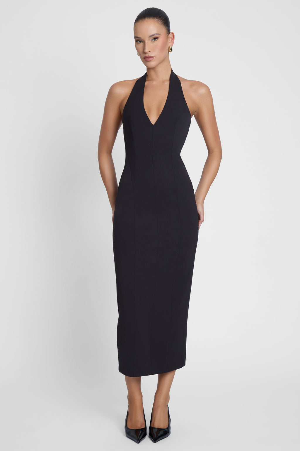 Helena Halter Midi Dress