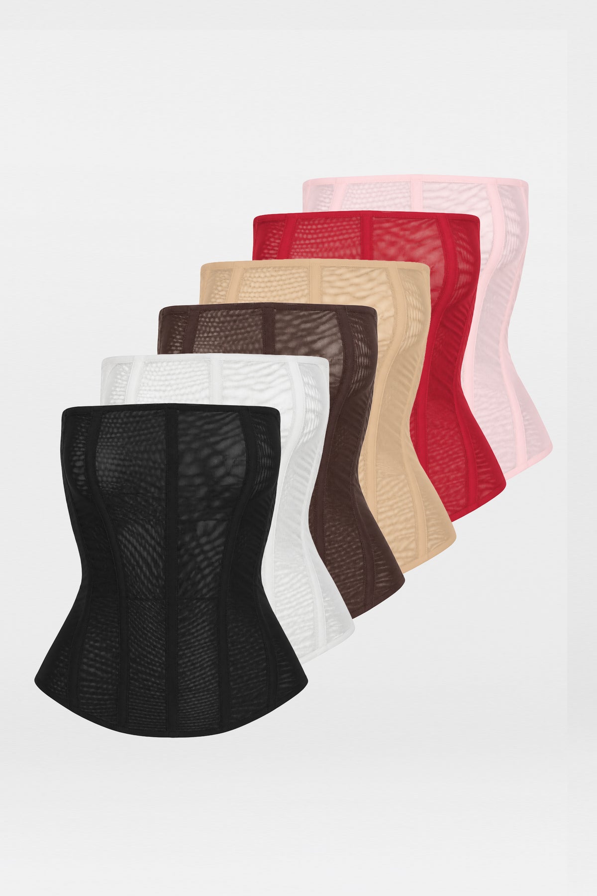 Muse Mesh Corset Top Multipack - All Colors