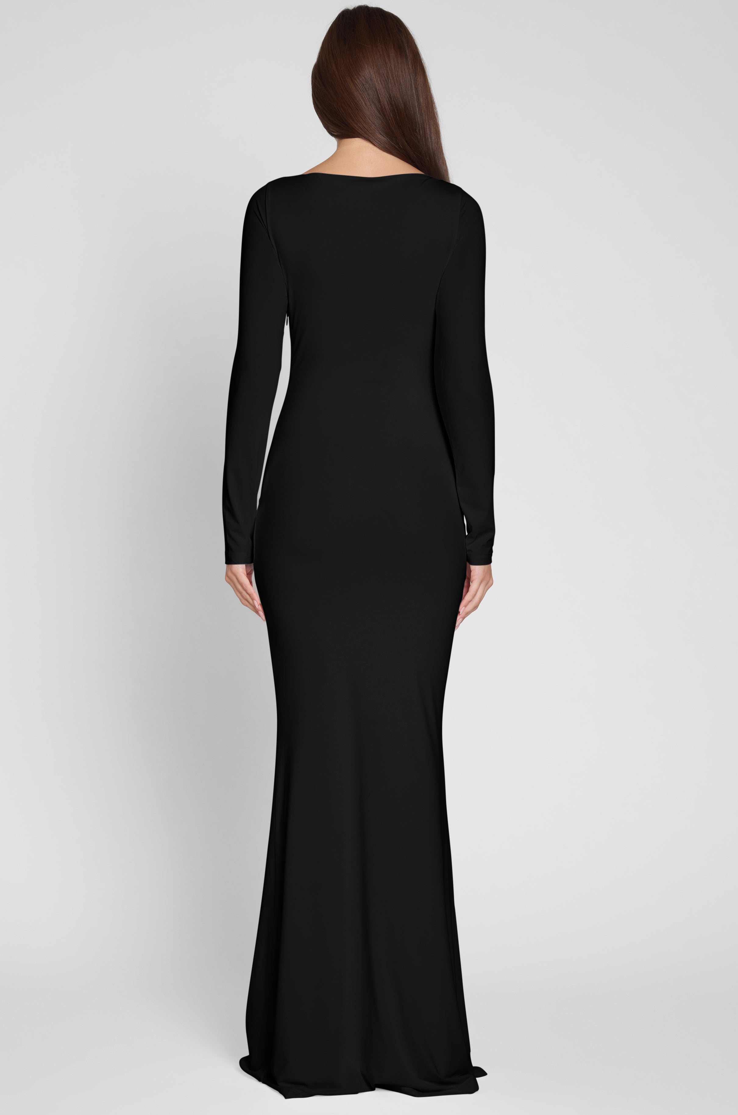 Oasis Knot Maxi Dress - Black