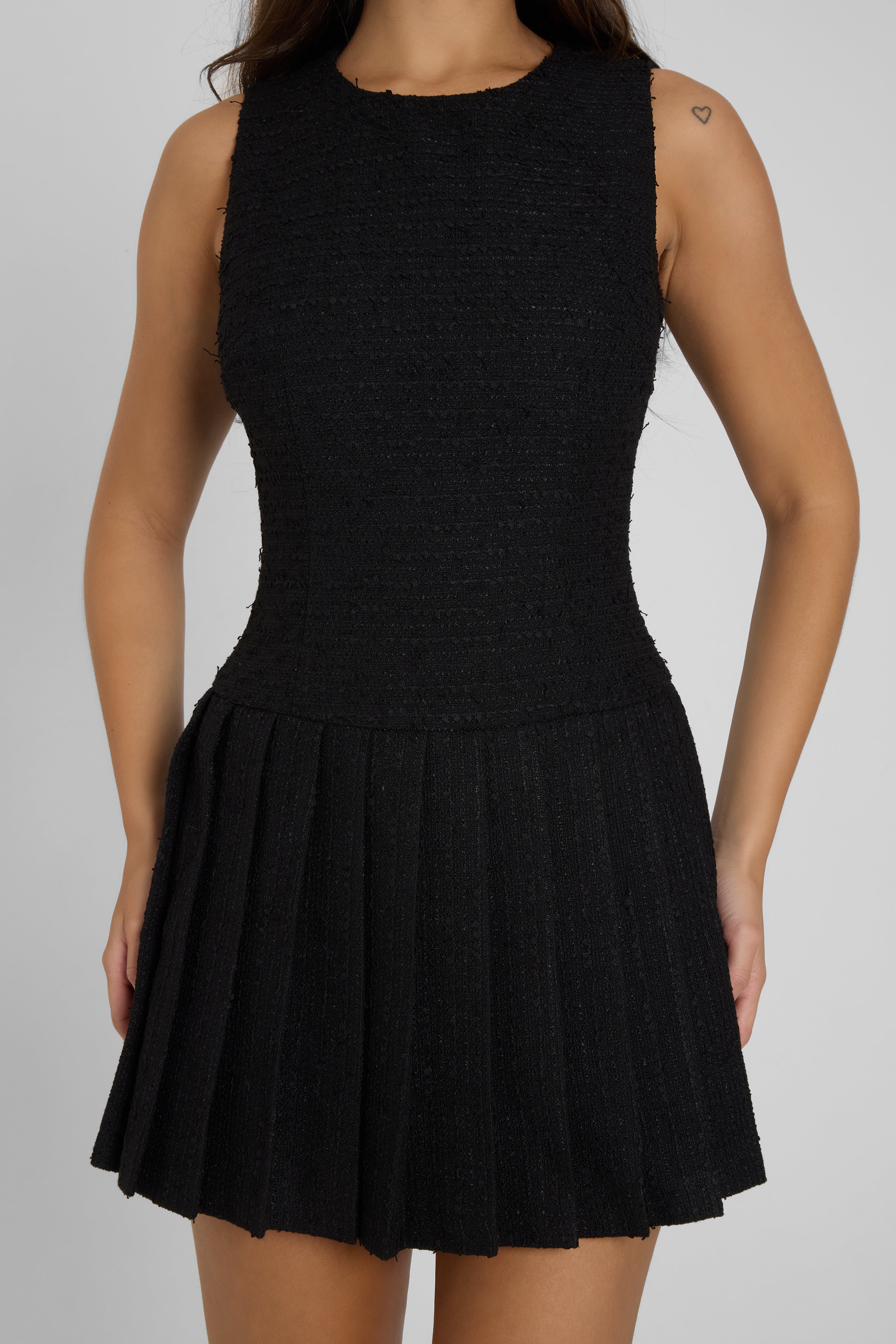 Boa Boucle Mini Dress