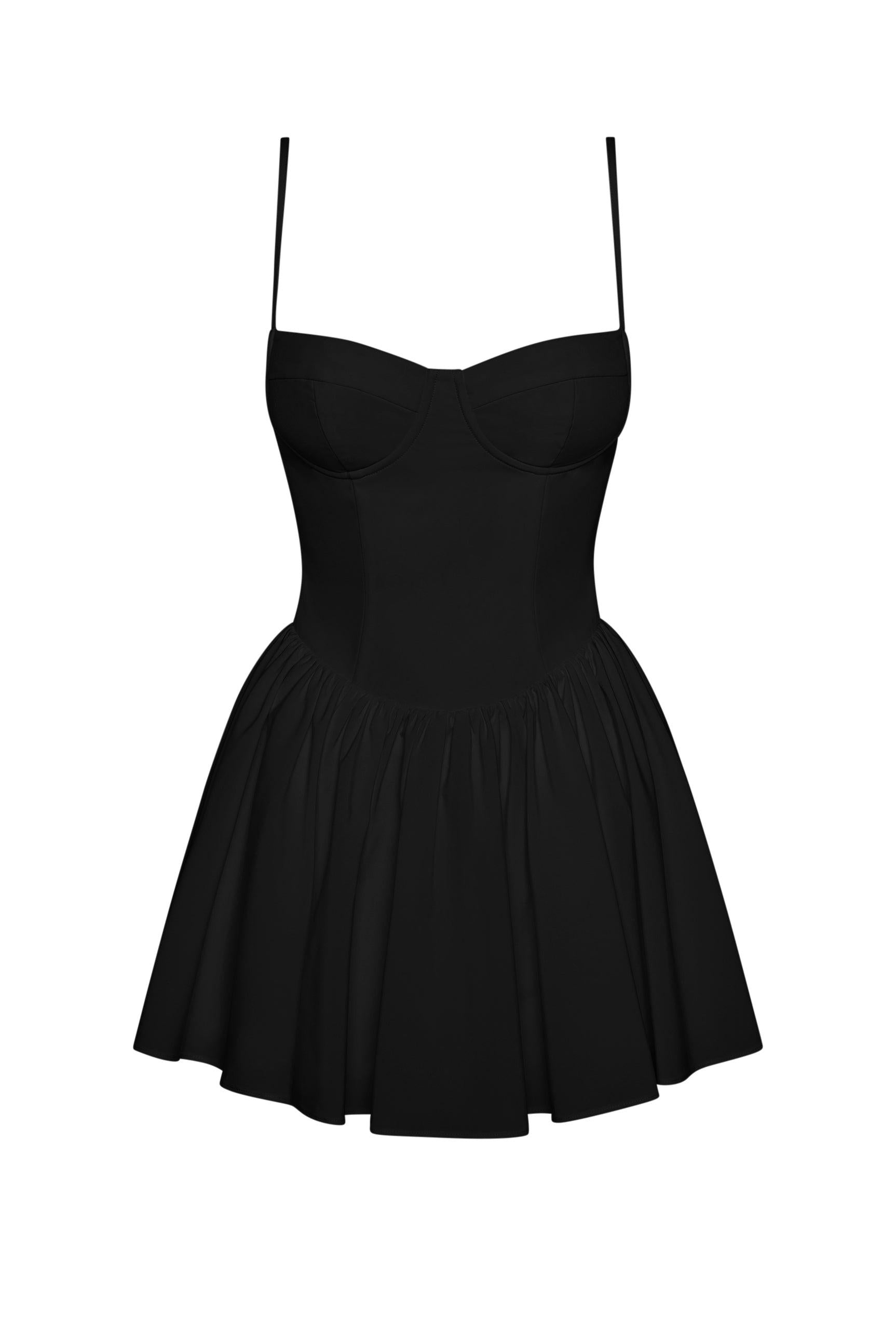 Bellini Bustier Mini Dress - Black XS Bellini Bustier Mini Dress - Black XS