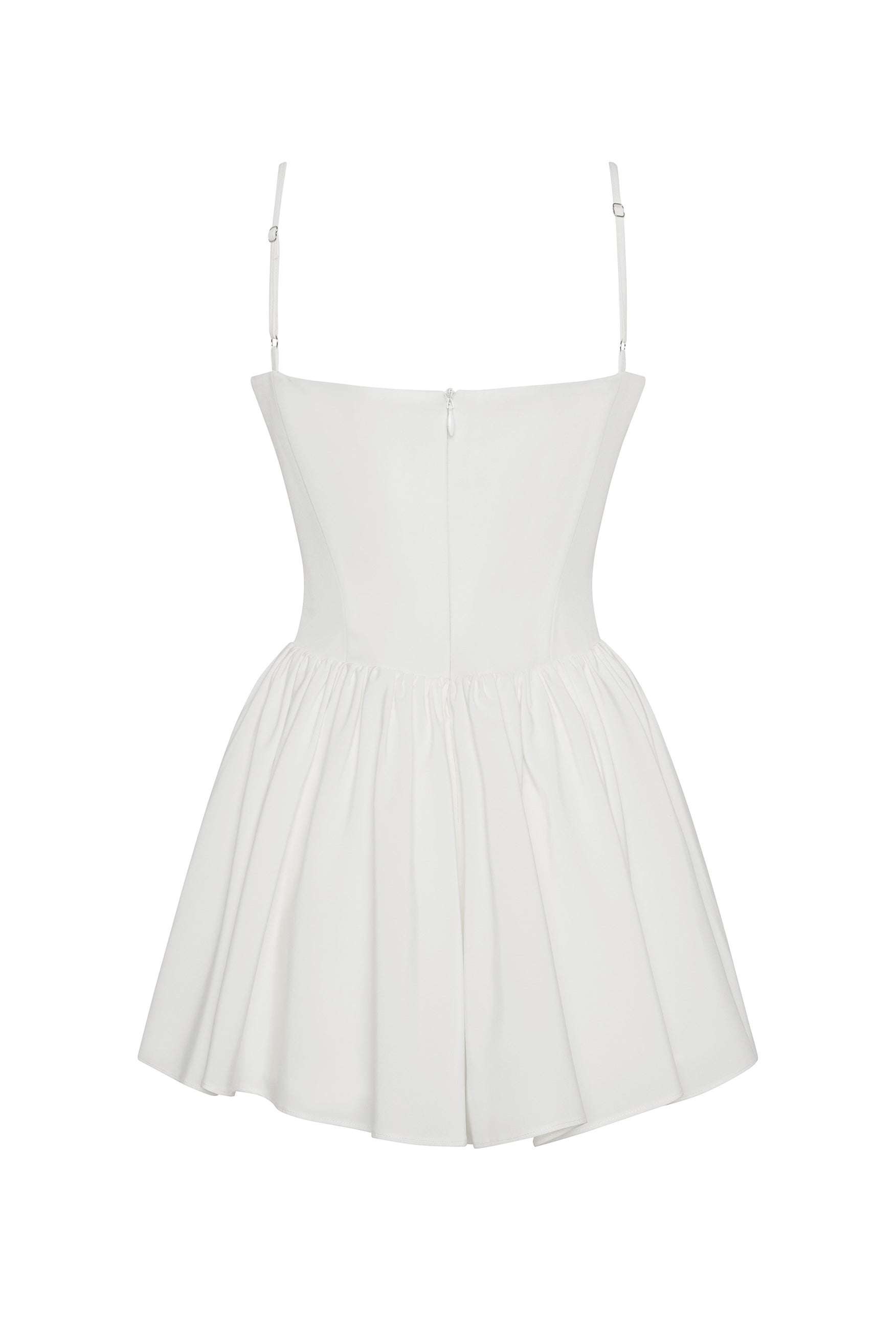 Bellini Bustier Mini Dress - White