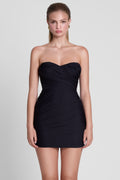 Solstice Strapless Sculpt Mini Dress - Black
