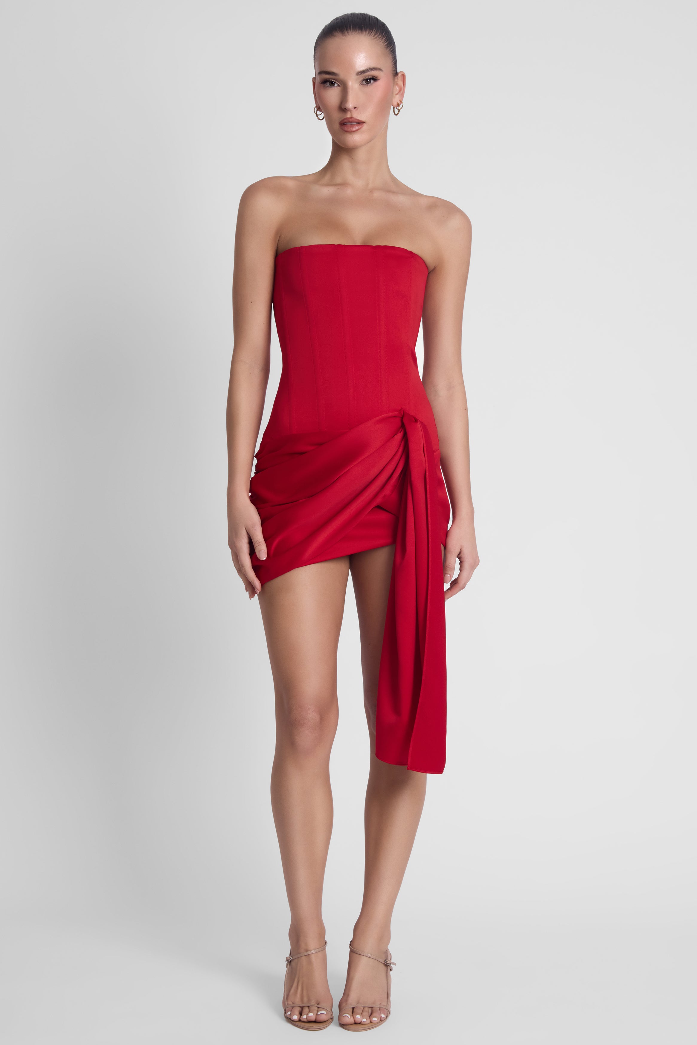 Solara Satin Corset Dress
