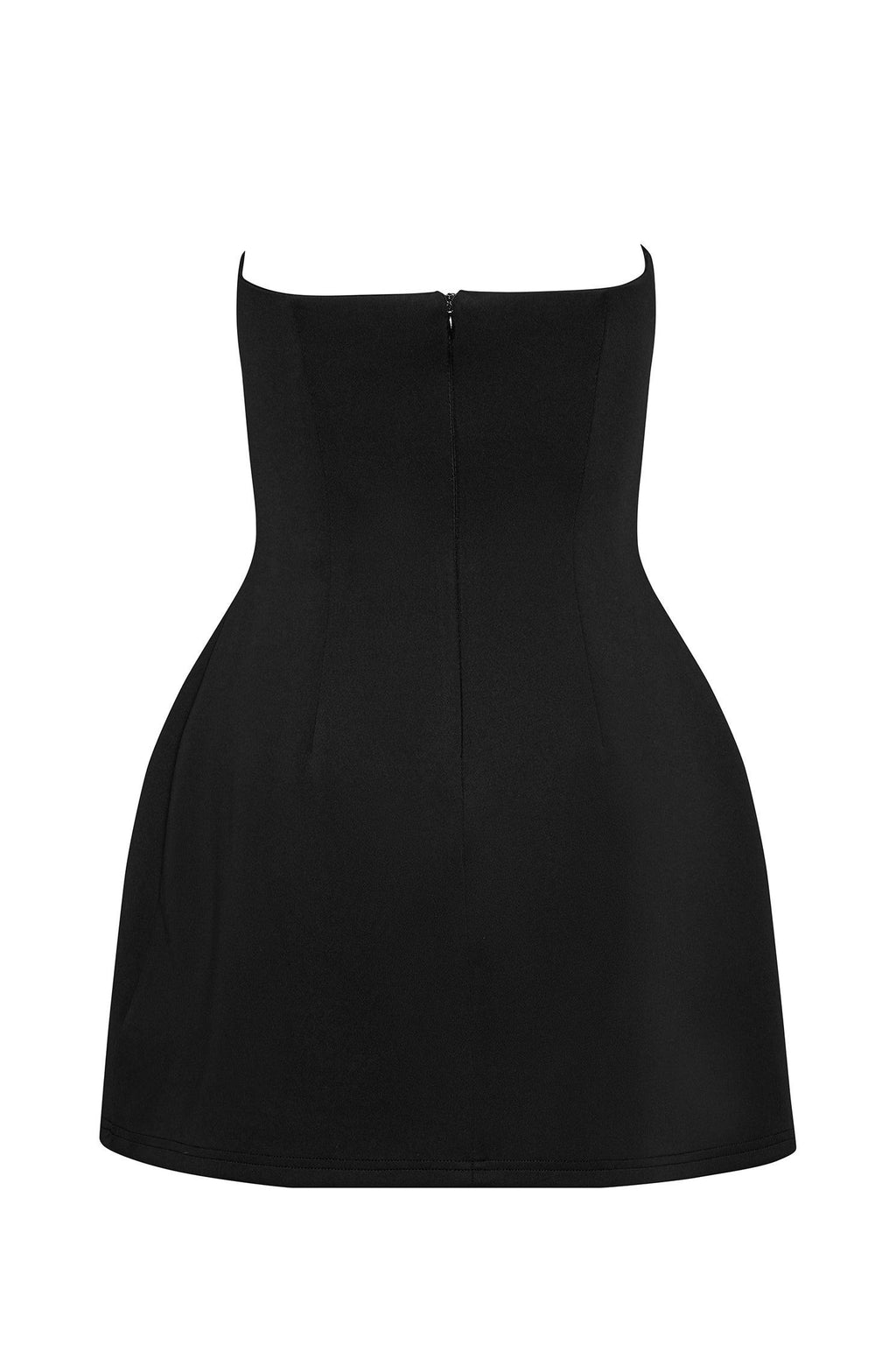 Solene Strapless Pocket Mini Dress - Black L Solene Strapless Pocket Mini Dress - Black L