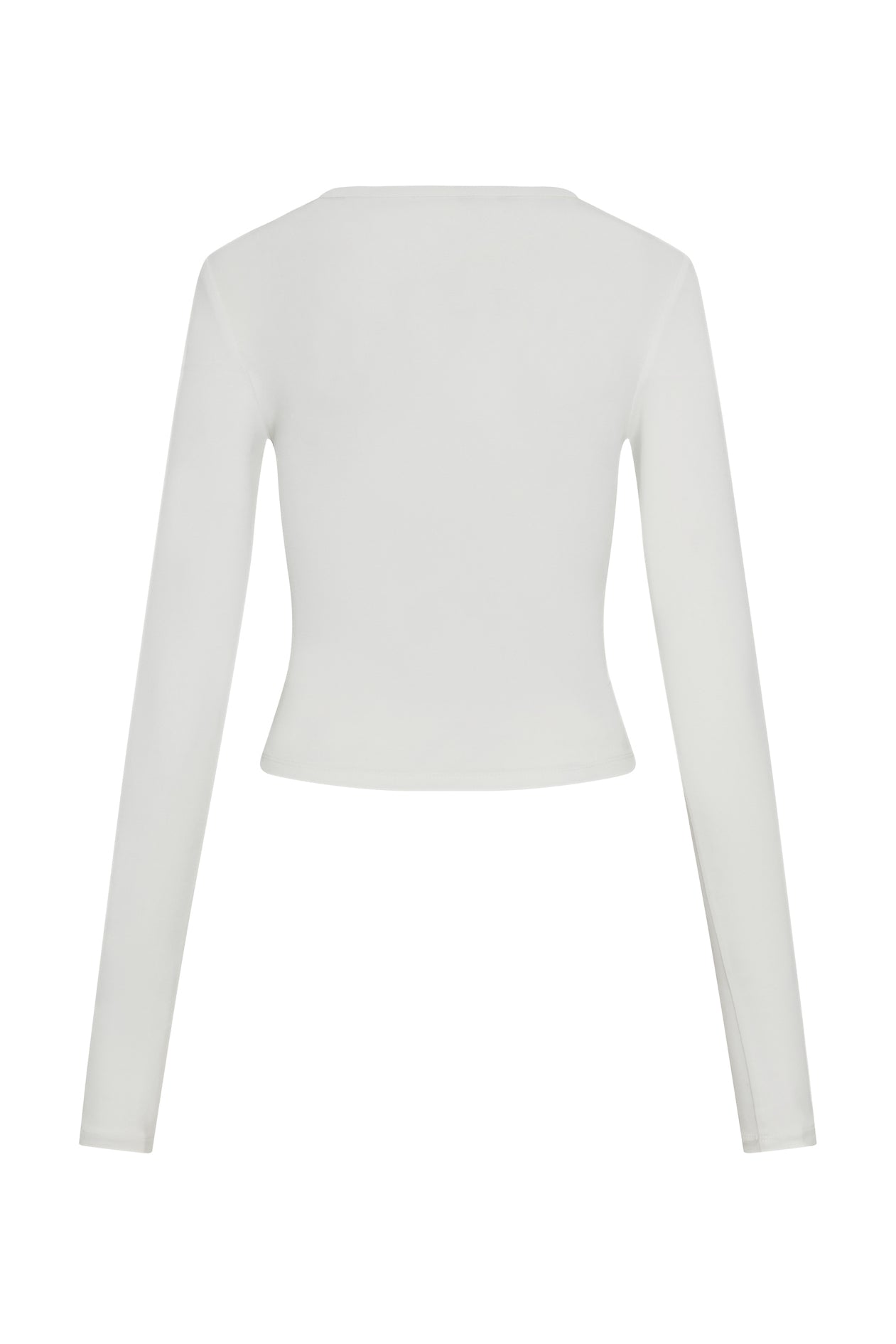 Everyday Jersey Long Sleeve Top - White