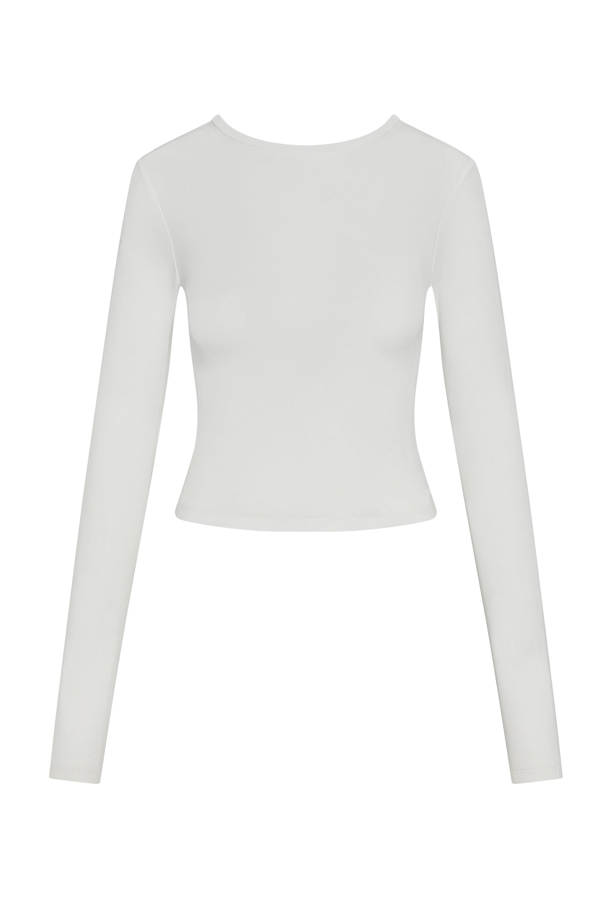 Everyday Jersey Long Sleeve Top - White