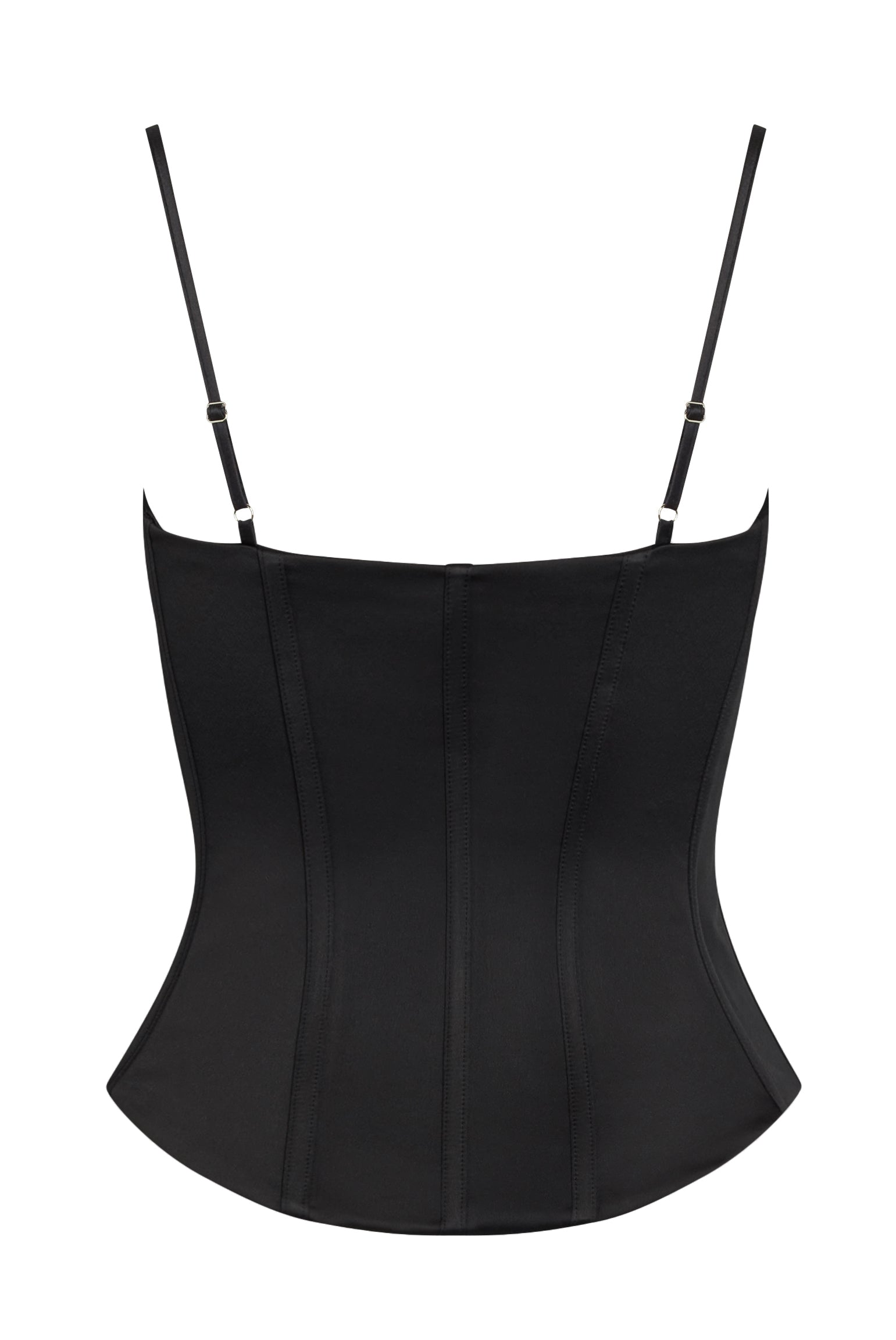 Luce Longline Satin Bustier Corset Top