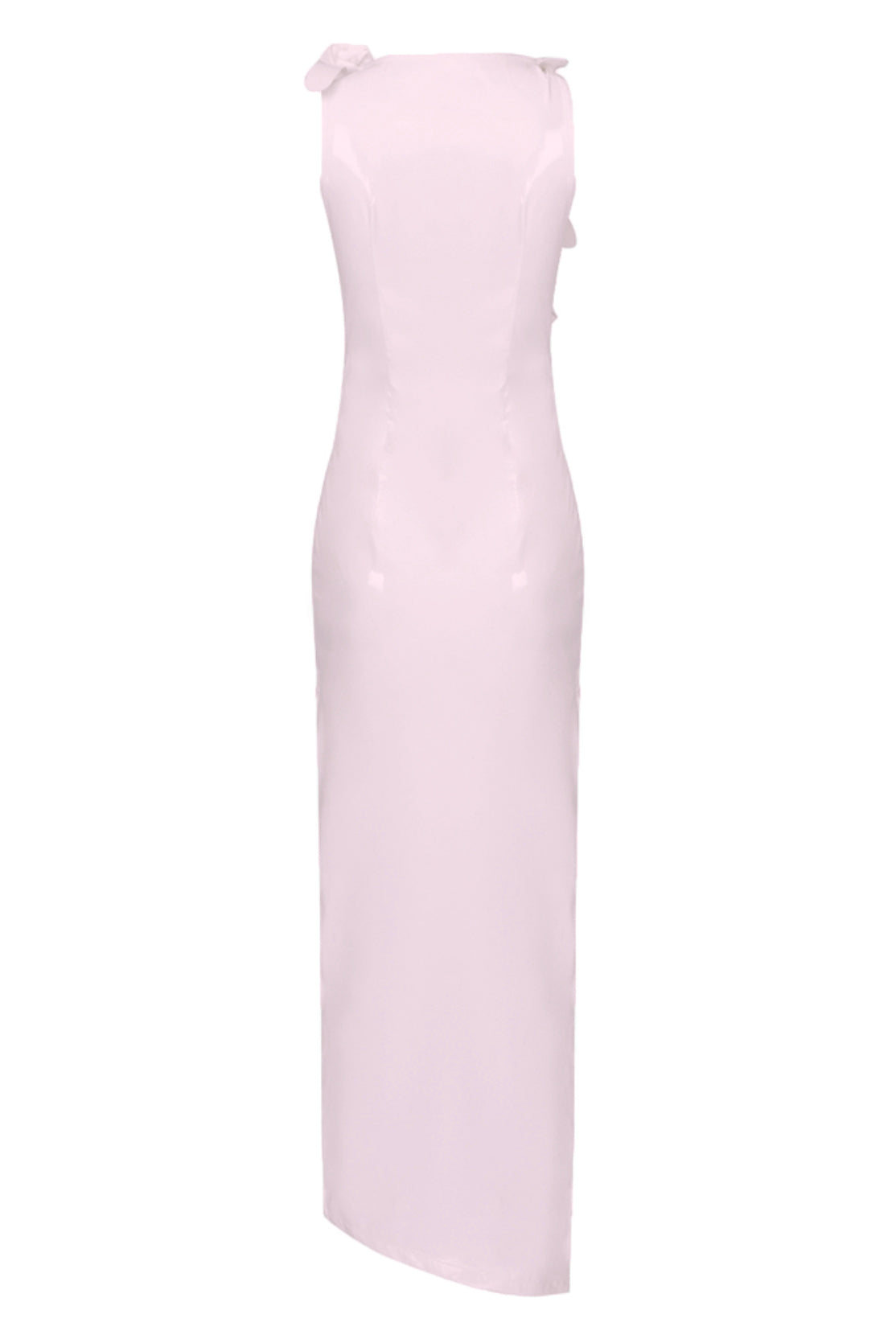 Level Latex Floral Maxi Dress - Pink