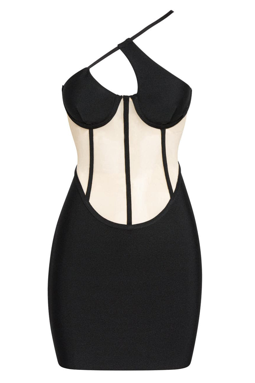 Ceres Corset Bandage Mini Dress.